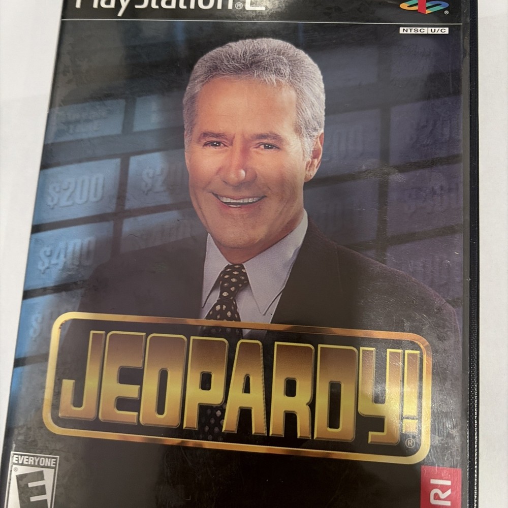Jeopardy PlayStation 2 Game | PS2 | Alex Trebek | Original Manual Included!