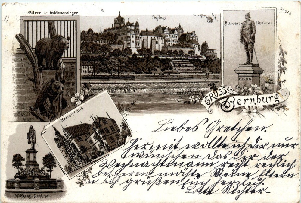 Greetings from Bernburg - Litho -428362