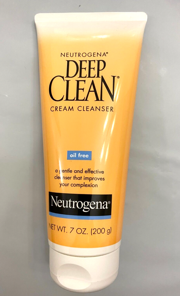 Neutrogena Deep Clean Daily Facial Cream Cleanser Oil Free 7 Oz