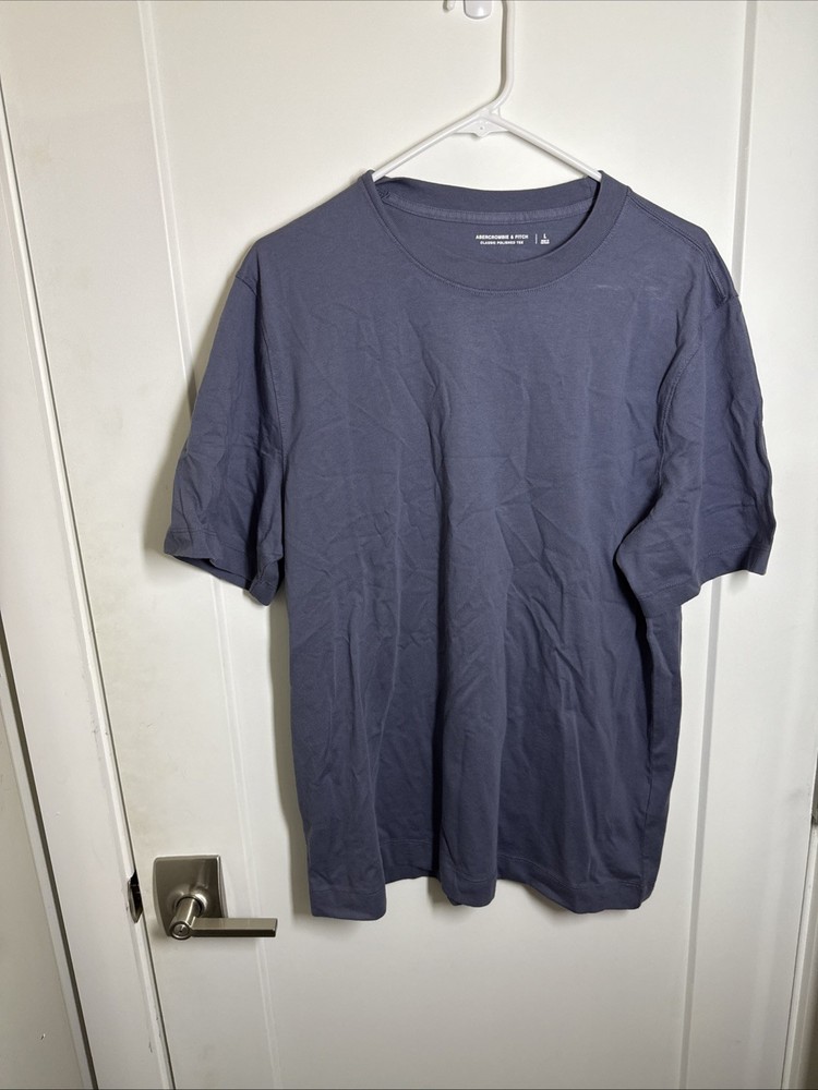 Men’s Large Abercrombie & Fitch Classic Polished T-Shirt Navy Blue