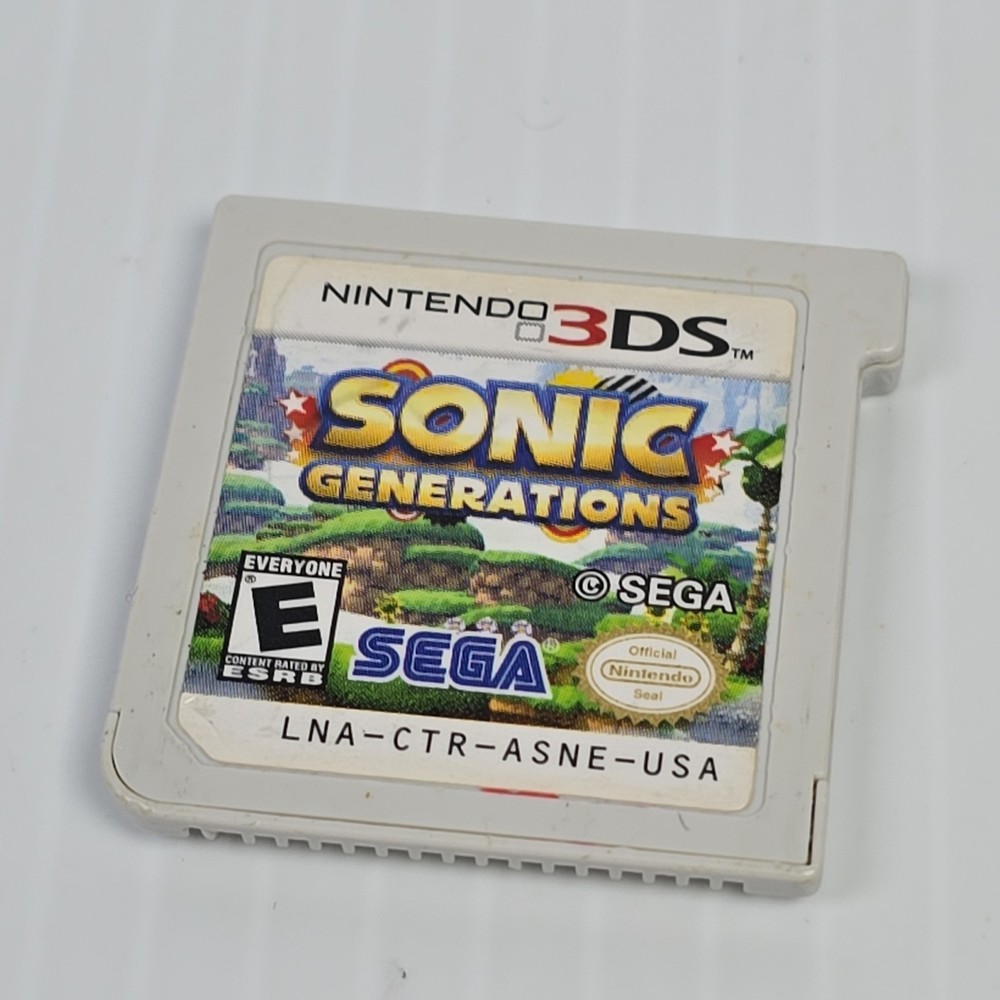 Nintendo 3DS Sonic Generations SEGA Cartridge Only Tested Free Shipping