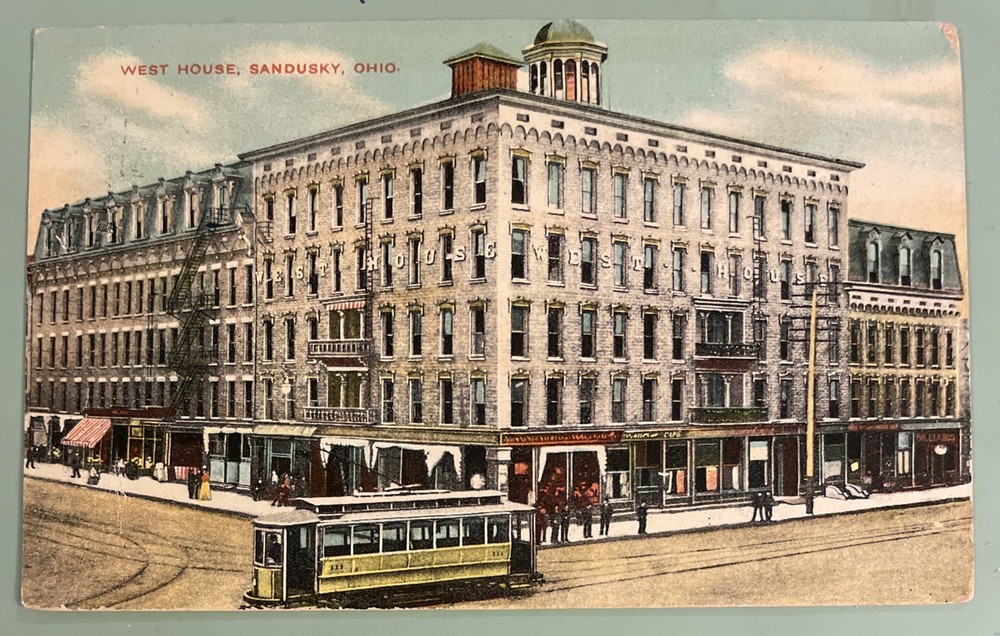 190? West House, Sandusky, Ohio Disassembled 1919 Posted Vickery Ohio ￼