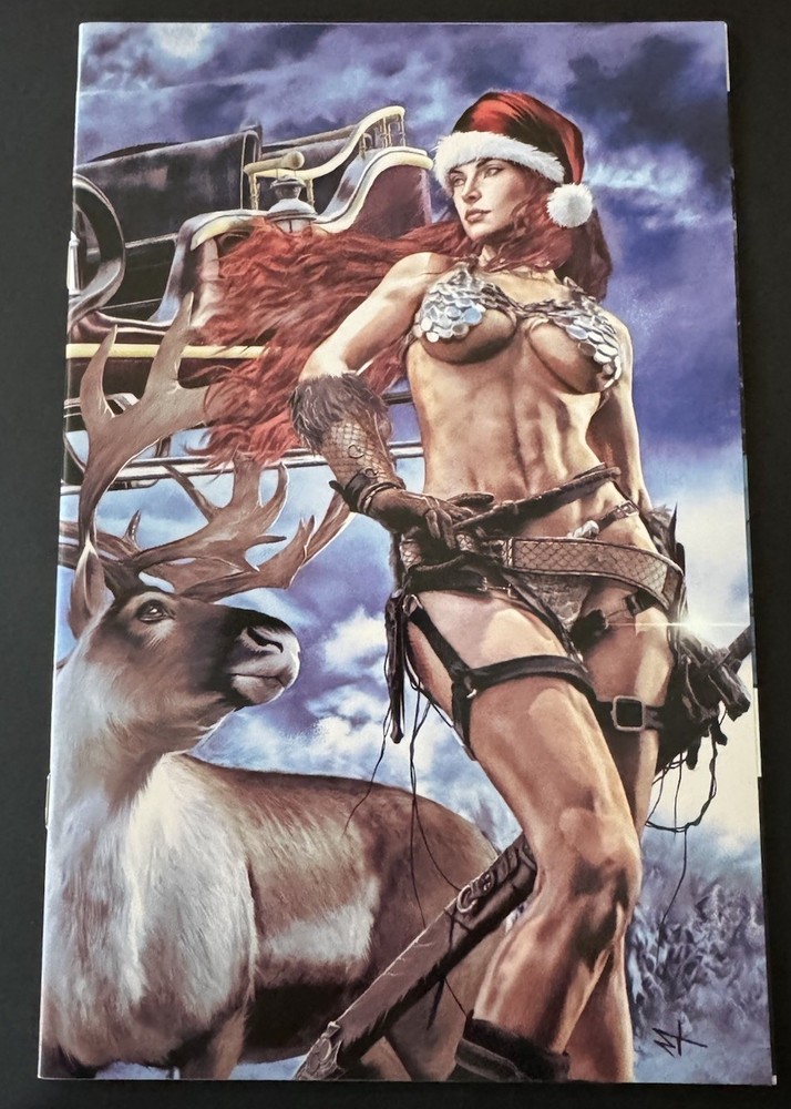 Red Sonja 2021 Holiday Special #1 * Nm+ * Marco Turini Variant Christmas Virgin