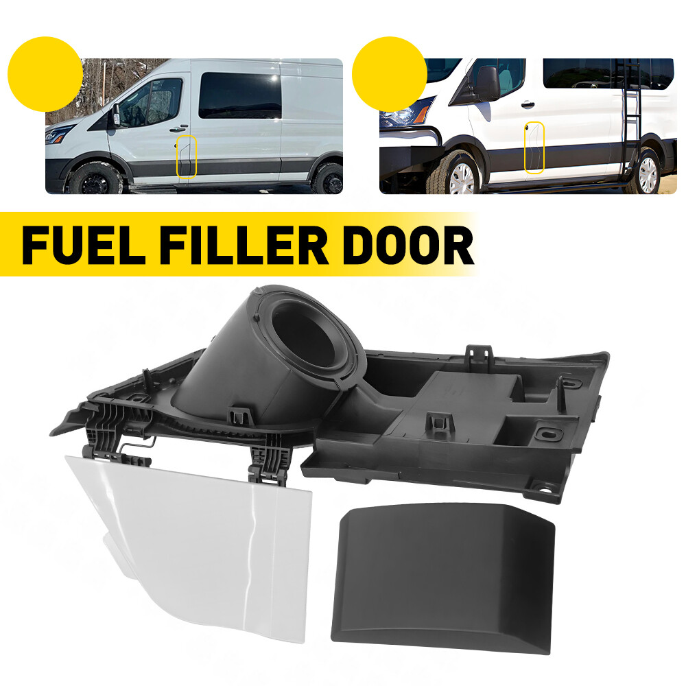 Fuel Filler Door Housing Gas Cap Cover Upper Lower For 15-23 Ford Transit 150 AA