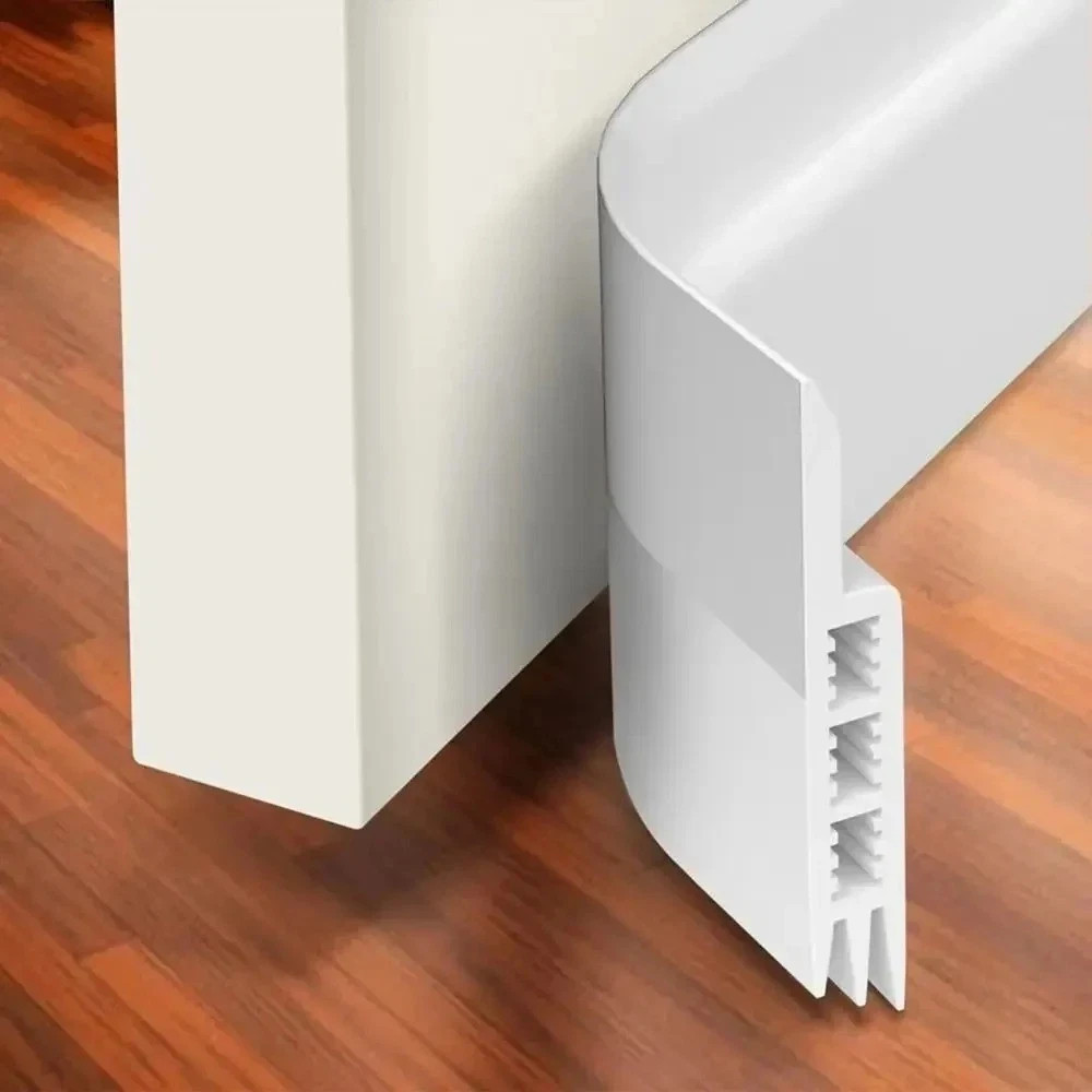 Under Door Sweep Weather Stripping Door Draft Stopper Blocker Strong Adhesive