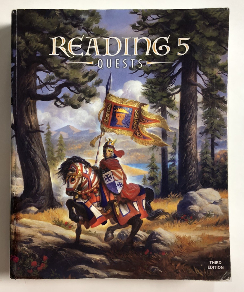BJU Bob Jones 5th grade READING 5 Quests Student Text Textbook Current 3rd Ed