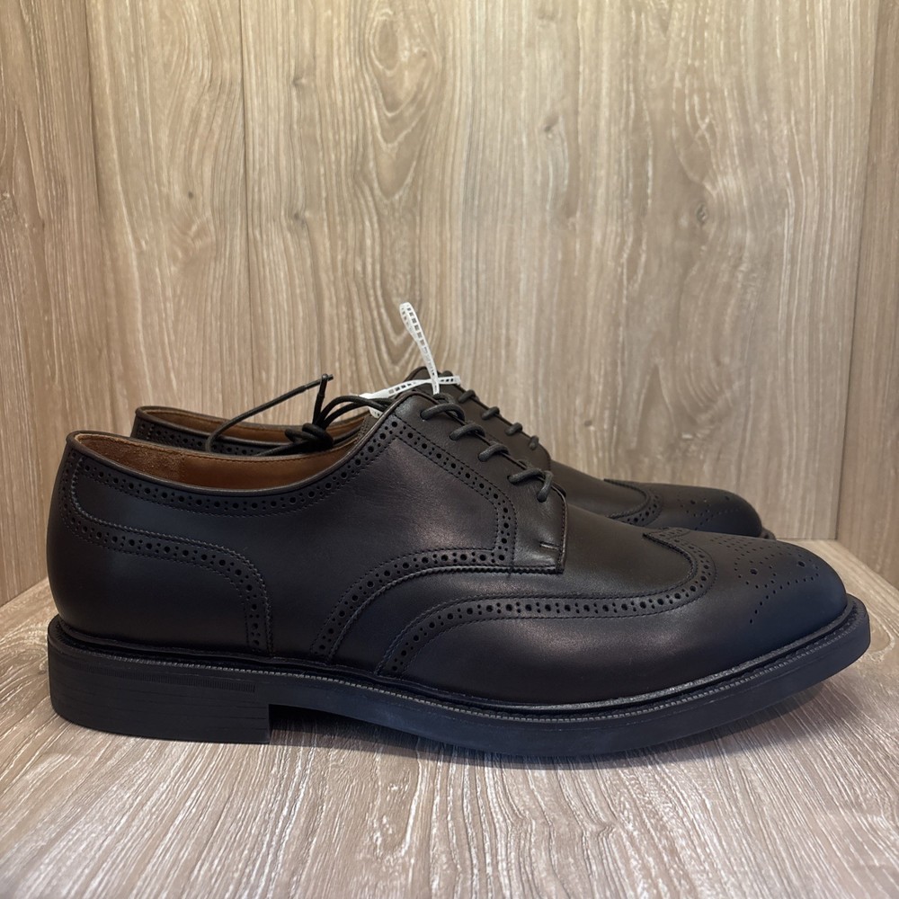 Polo Ralph Lauren Asher Wing Tip Oxfords Shoes Men’s Size 14 Dark Brown $195 NEW