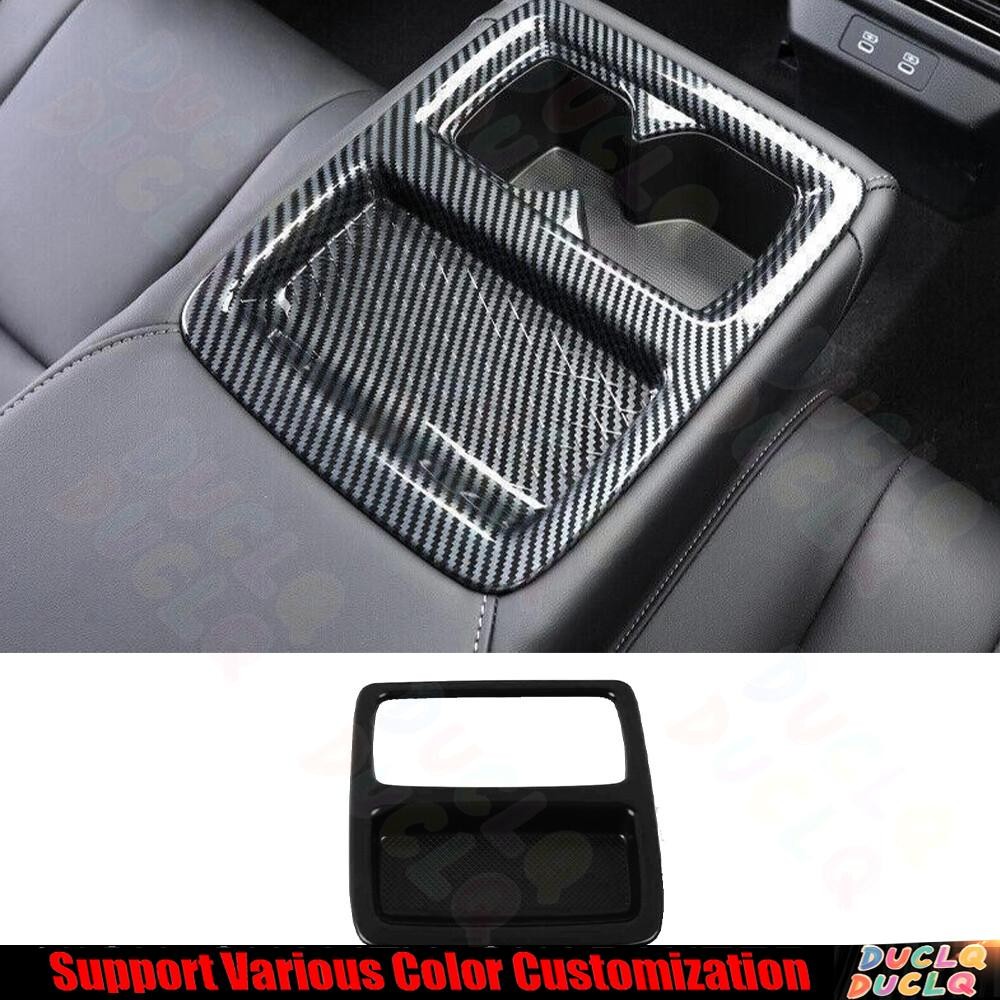 Rear Water Cup Decorative Frame Trim For Honda Accord 11th 2023-24 Bright Black