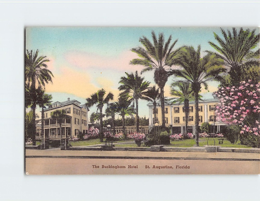 Postcard The Buckingham Hotel St. Augustine Florida USA