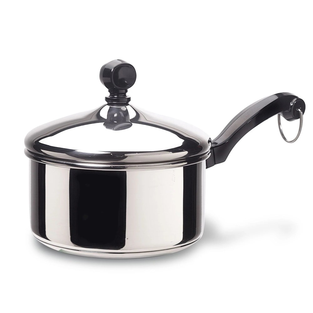 Farberware Stainless Steel 1-Qt Saucepan – Classic Cookware for Everyday Cooking