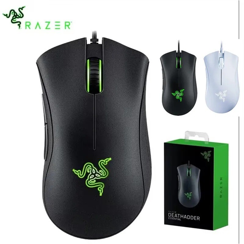Razer DeathAdder Essential Wired Gaming Mouse 6400DPI 5 Programmable Buttons