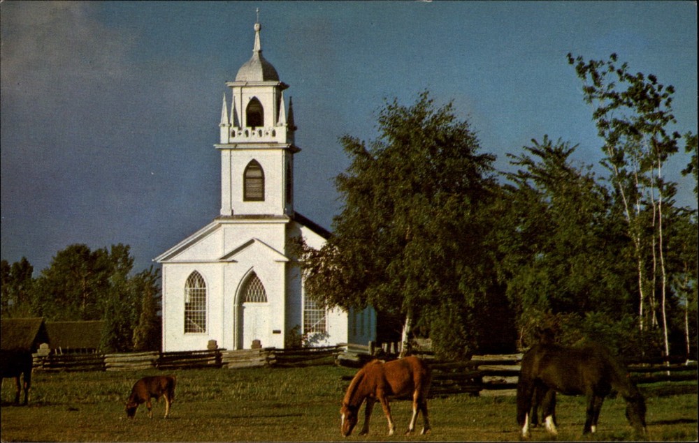 Upper Canada Village Morrisburg Ontario vintage postcard s329