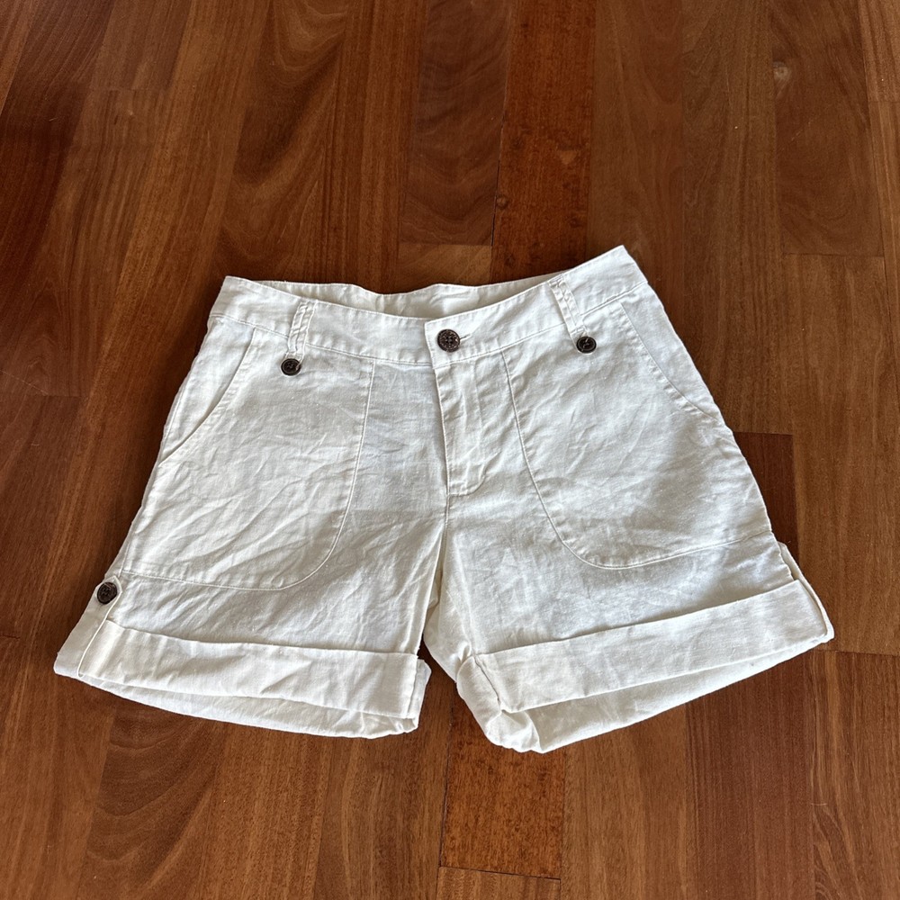 NWOTs Women’s Patagonia Ivory Shorts Hemp Organic Cotton & Cuffed Size 0