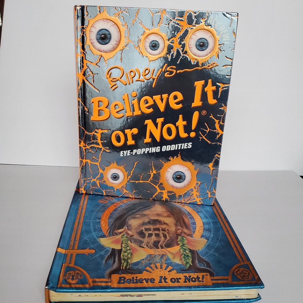 Lot of 2: Ripley's Believe It Or Not!: Eye-Popping Oddities & Shrunken Heads