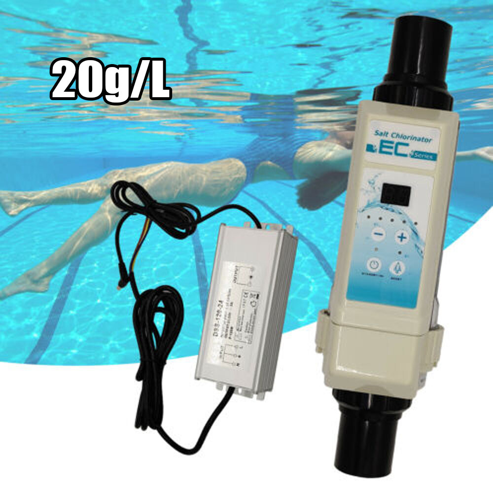 Complete Salt Water Pool Chlorine Generator System for 26000 Gallon Chlorinator