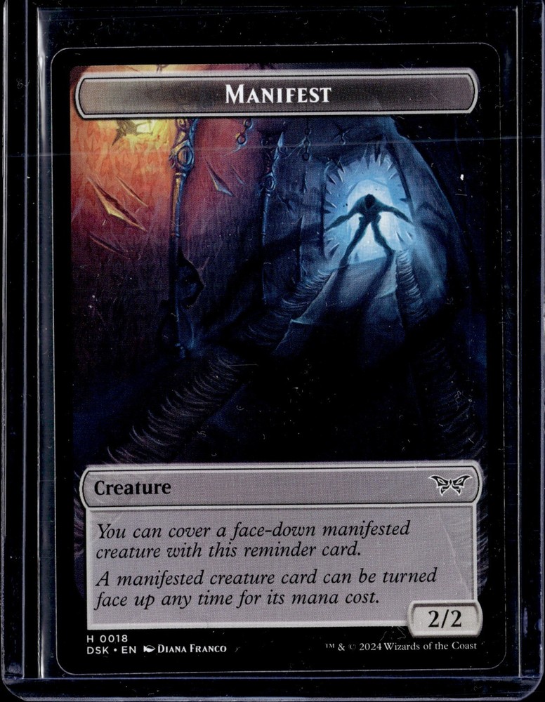 Manifest Spirit Token 18/6 DSK NM MTG Magic the Gathering Card