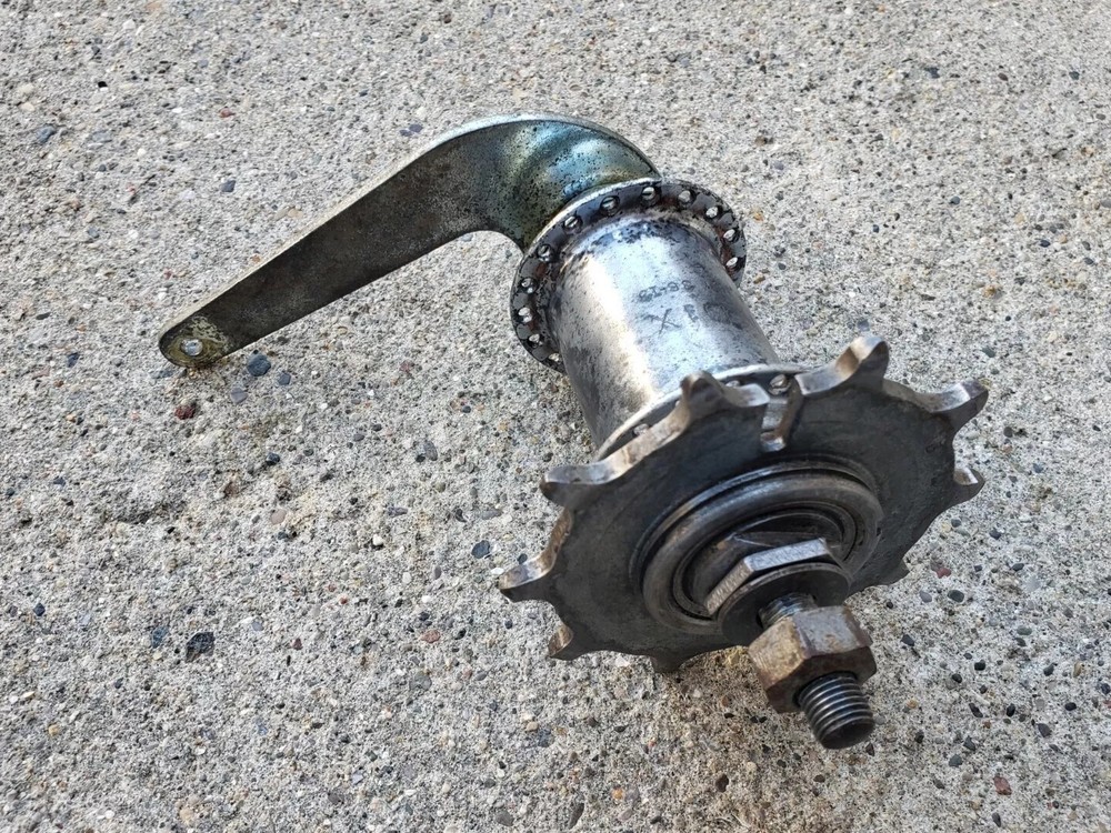 Vintage Bendix 36h 10t Coaster Brake Skip Tooth Hub Schwinn Roadmaster Monark
