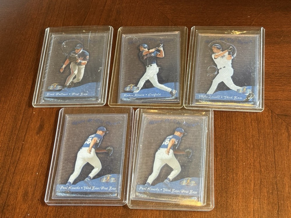 Fleer 1998 Flair Showcase Wave of the Future 5 Card Lot Konerko Lowell Rivera