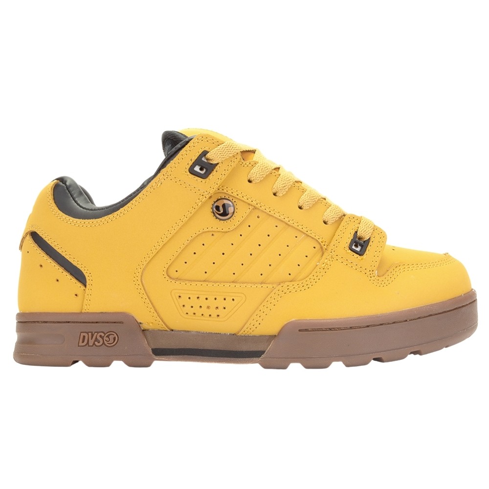 DVS Militia Snow Lace Up  Mens Yellow Sneakers Casual Shoes DVF0000110263