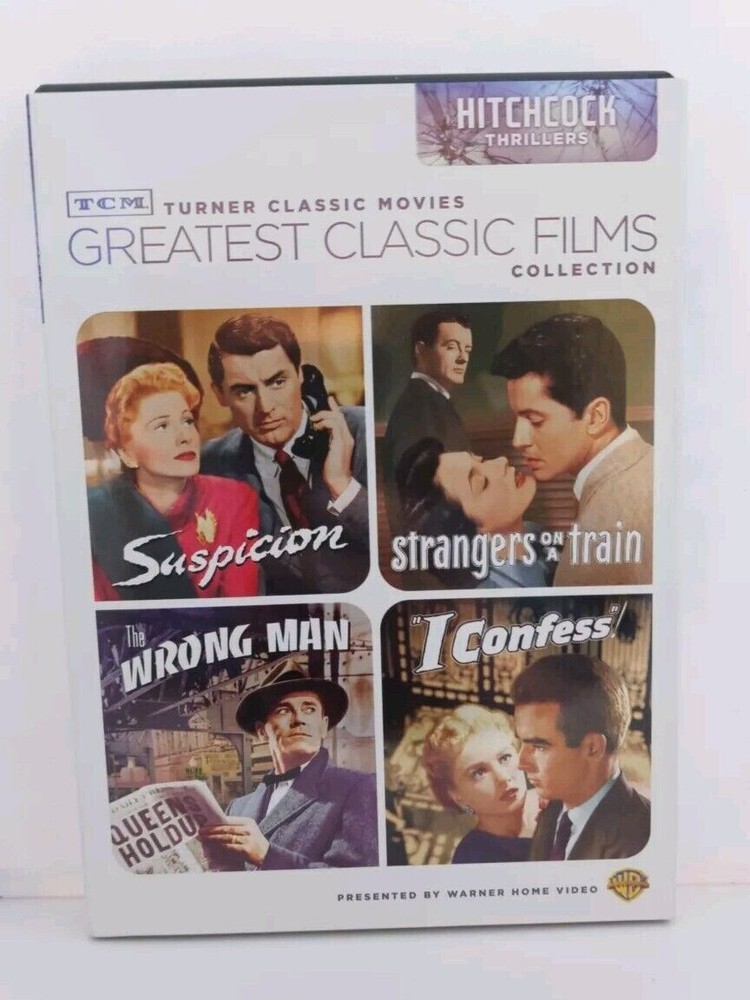 Turner Classic Movies Greatest Classic Films Collection Hitchcock Thrillers DVD