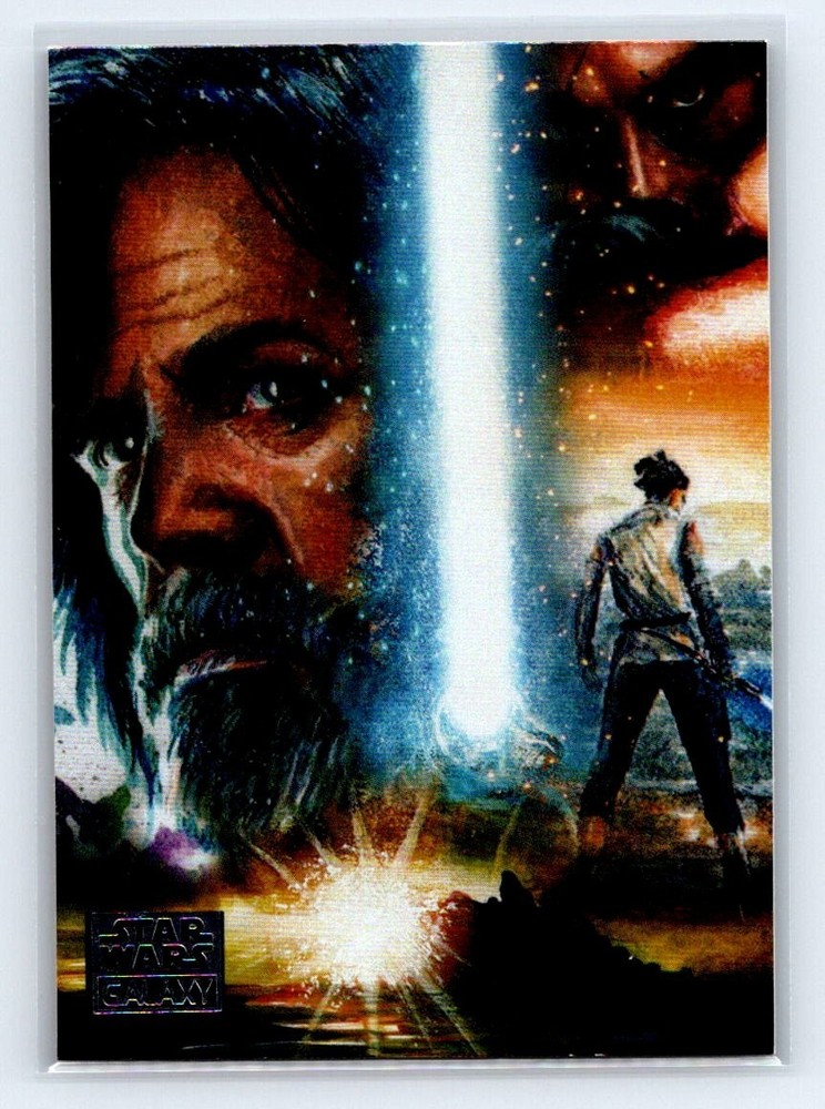 LUKE SKYWALKER 2018 Topps Star Wars Galaxy Legends Foil #C-1 C5