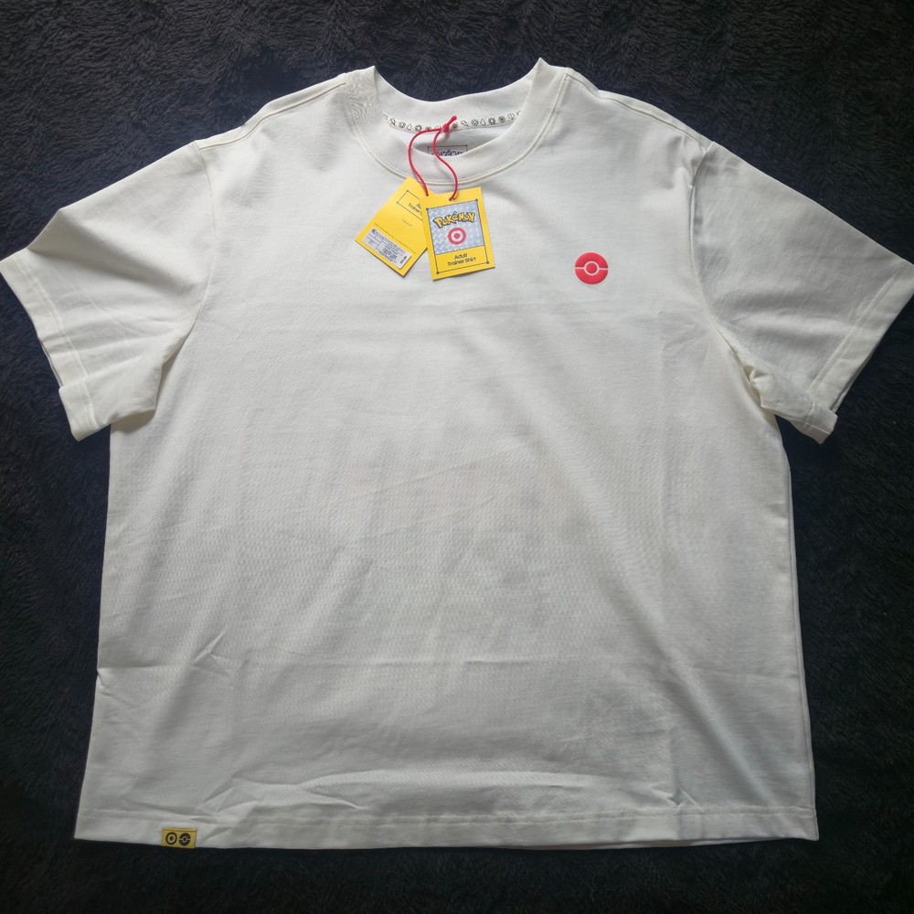 Pokémon X Target exclusive Gengar T shirt cream, size L , New with tags