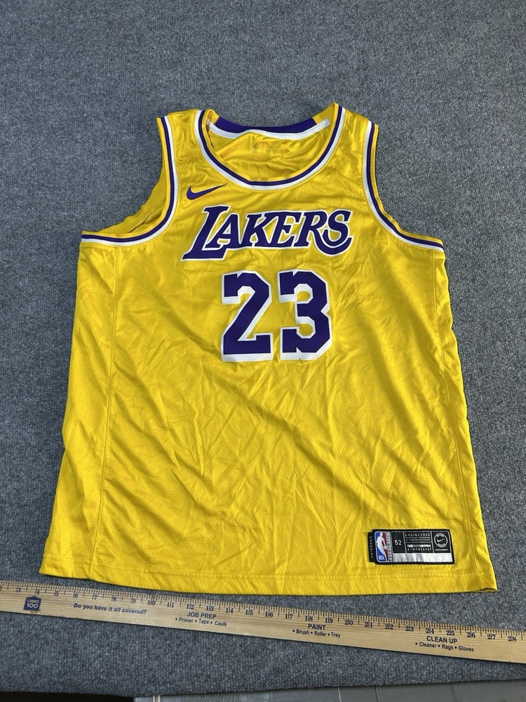 LeBron James Lakers Size 52 Xl Nike Basketball Jersey #23 NBA GOAT
