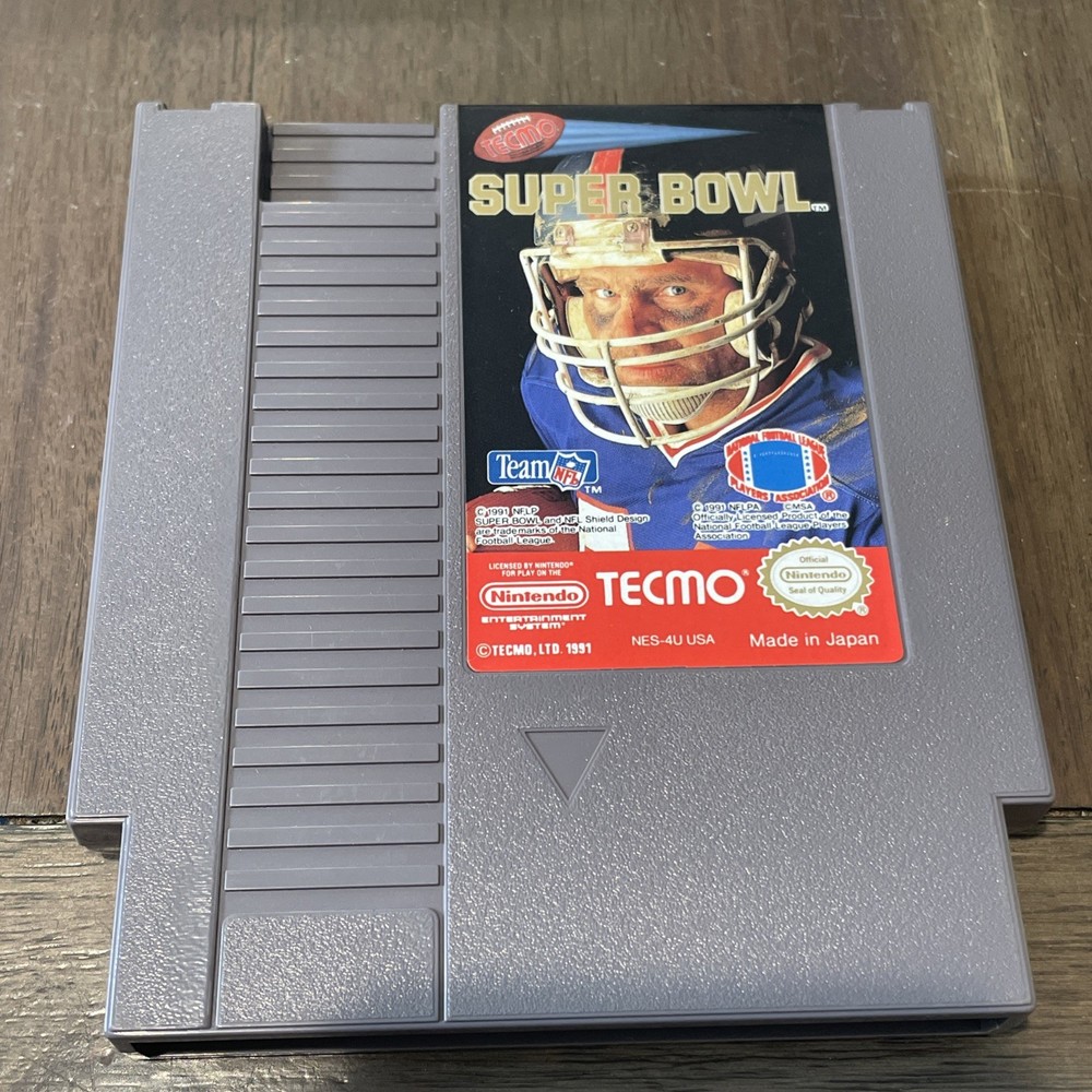 Tecmo Super Bowl Nintendo NES Cartridge