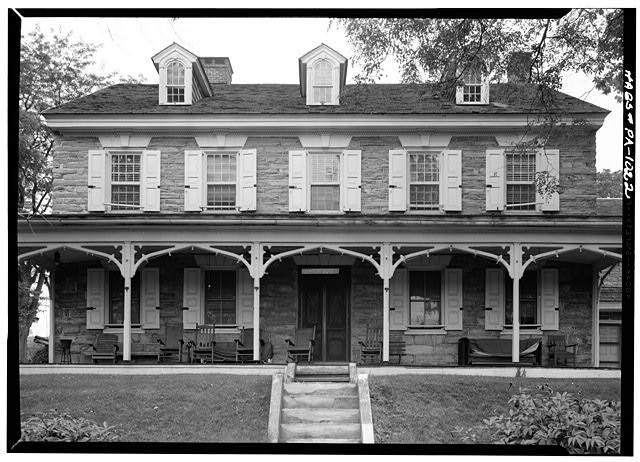 Historic American Buildings Survey House 1900s Front Porch Colonial Revival