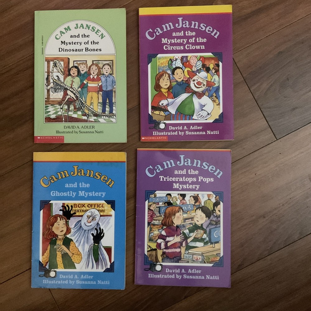 Set Of 4 Cam Jansen Mystery Books