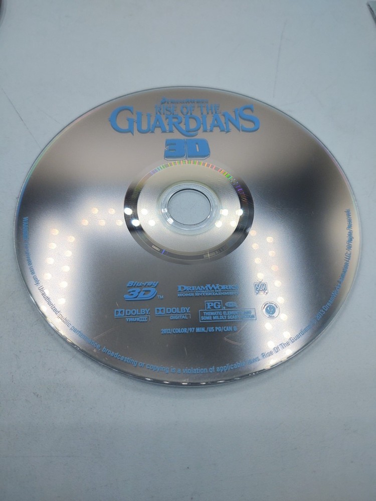 Rise of the Guardians / Used Blu-Ray 3d Disc /