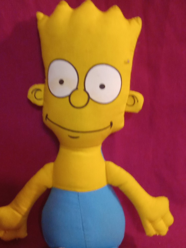 Muñeca de peluche vintage Bart Simpson de 11