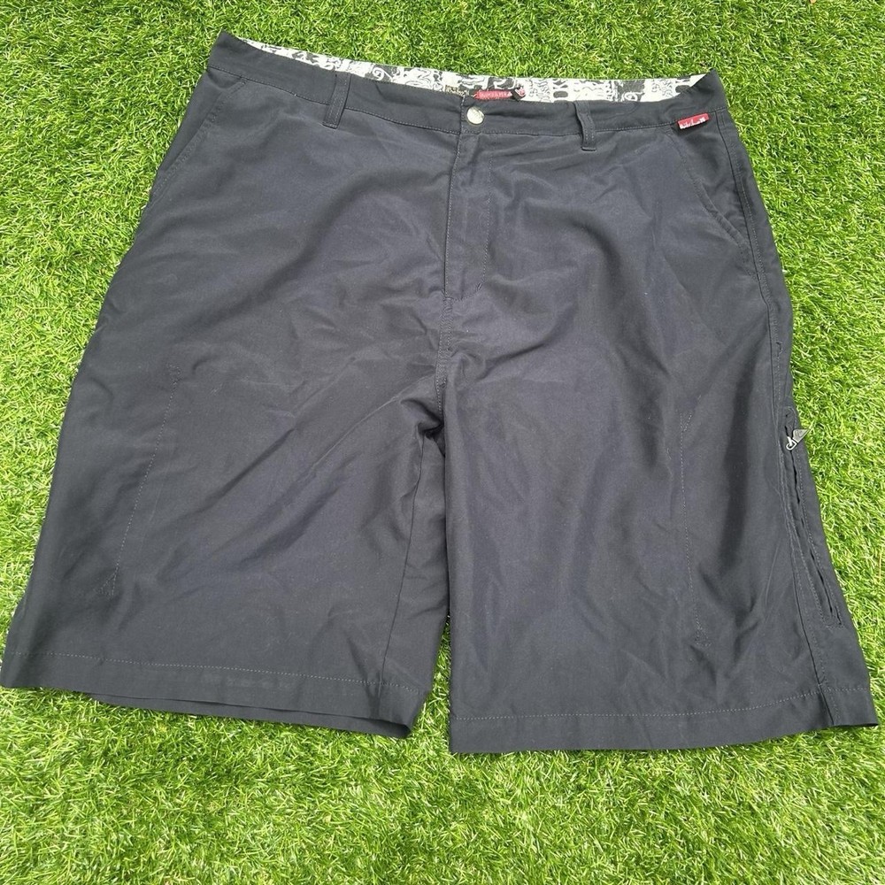 Y2K Quicksilver baggy black shorts size 36  surf wear baggy board shorts