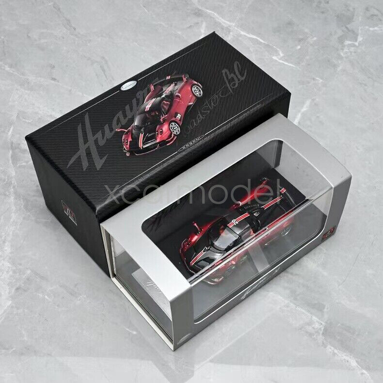 LCD 1:64 Scale Red Huayra Roadster BC #20 Sports Diecast Metal Car Model