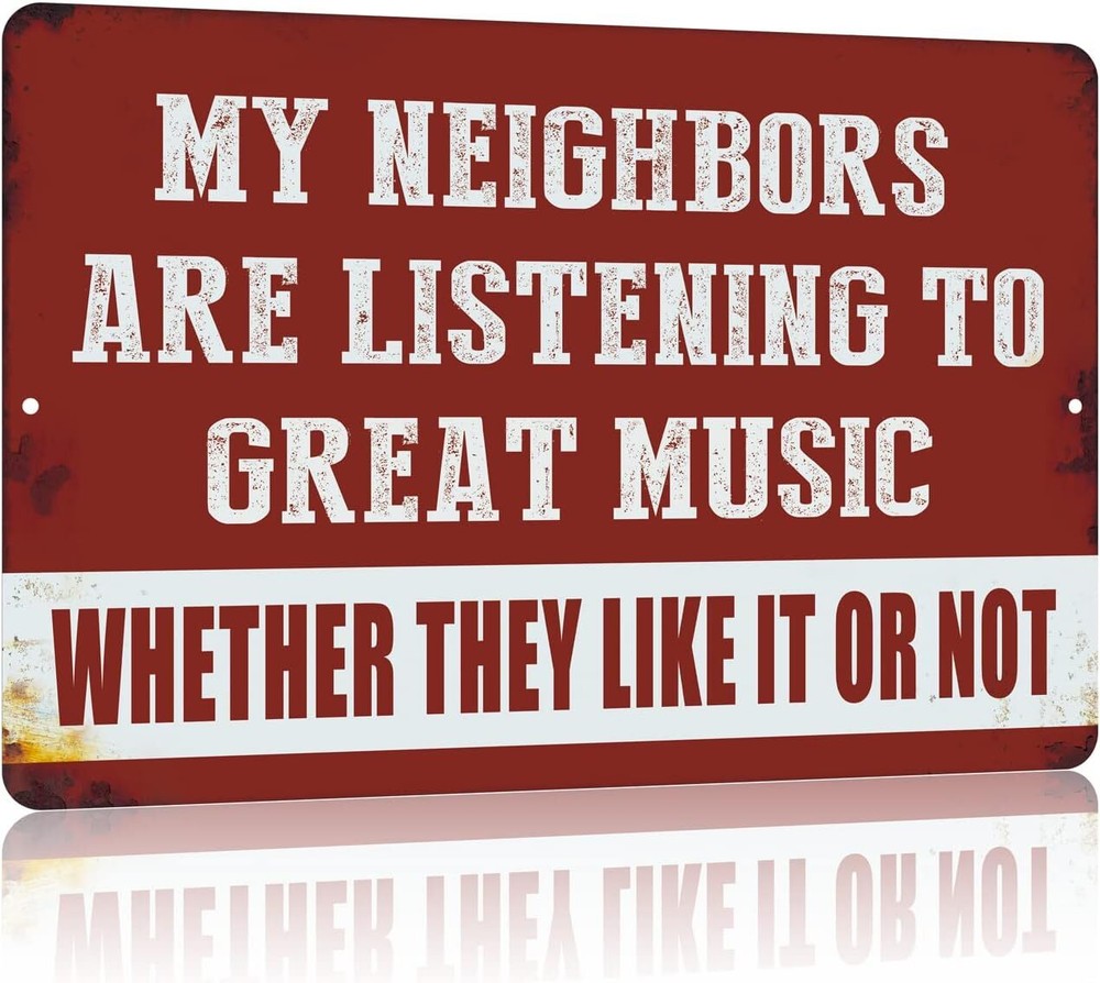 Vintage Man Cave Decor Funny Sarcasm Music Metal Tin Signs Garage Bar Patio Wall