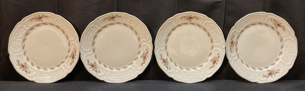 Rosenthal Sanssouci 8” Dessert Salad Appetizer Plates Set of 4 Germany