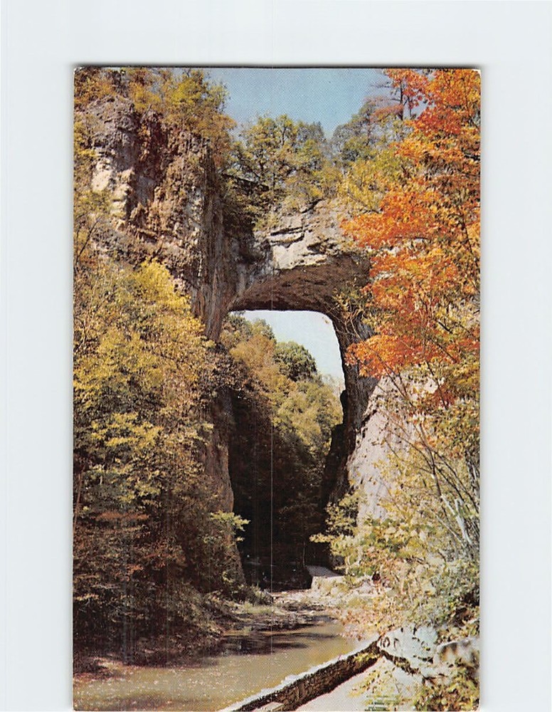 Postcard Natural Bridge Virginia USA