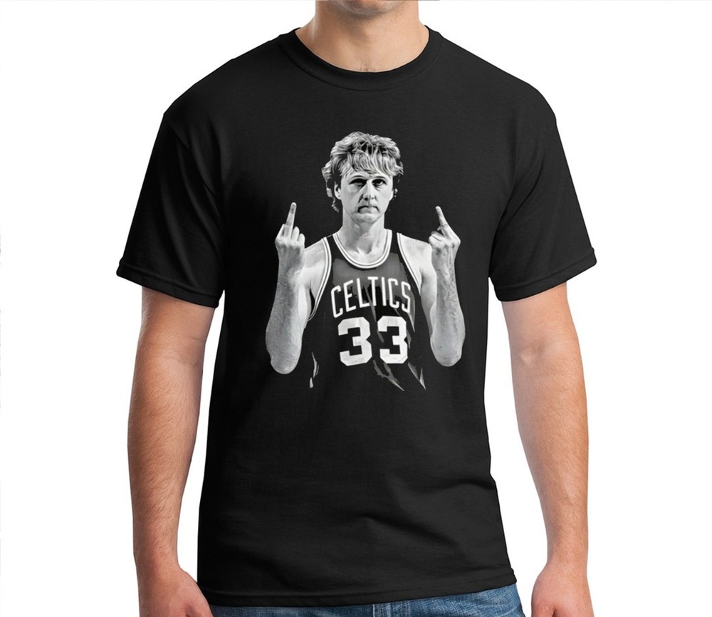 Larry Bird Middle Finger Unisex T-Shirt