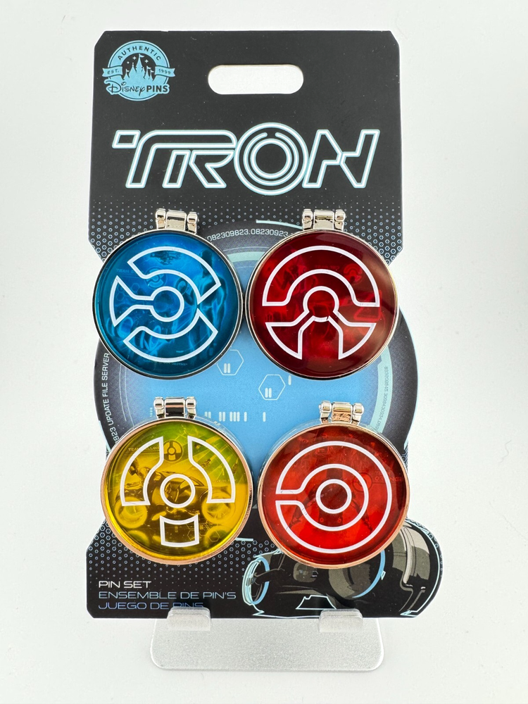 TRON Lightcycle Run Opening Day Pin Set Disney World Limited Release Pin&Pop 60502