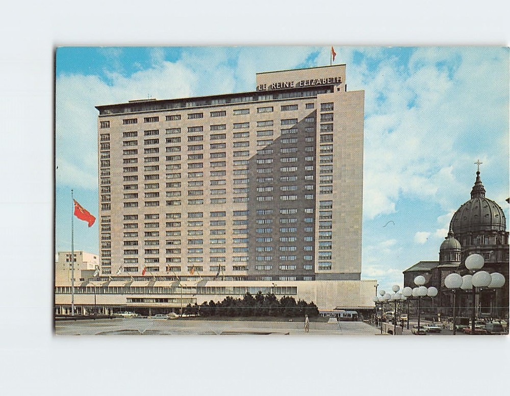 Postcard The Queen Elizabeth Hotel Montreal Canada
