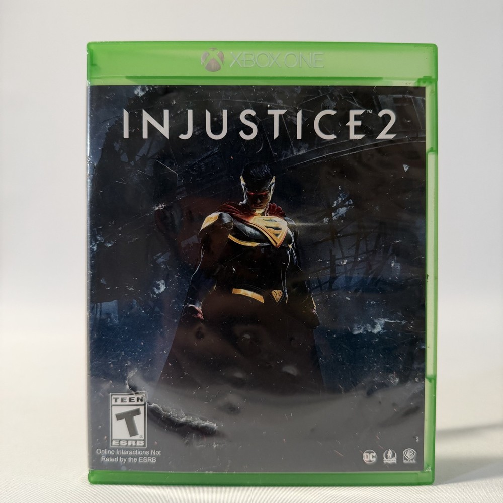 Injustice 2 Xbox One Microsoft Warner Bros Fighting DC Superhero Video Game CIB