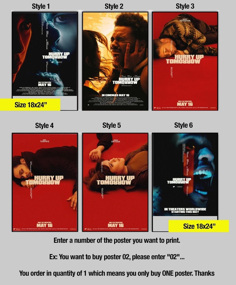 The Weeknd 2025 Movie Poster Fan Gift Home Decor Wall Art