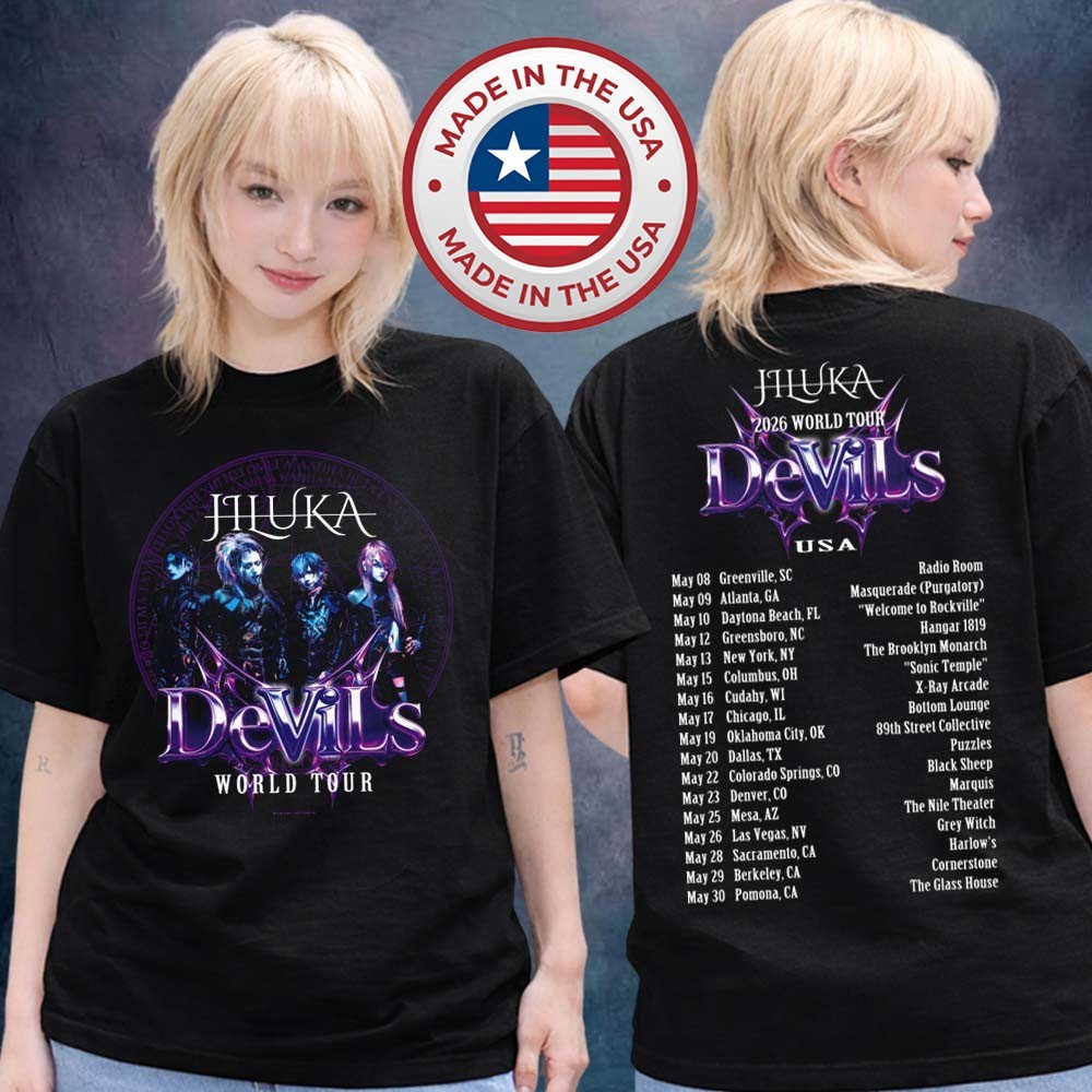 JILUKA Devils USA Tour Photo Band 2026 T-Shirt