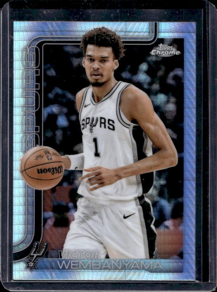 2025-26 Topps Chrome Victor Wembanyama Prism Refractor #221 SpursConsign with us! Sign Up & Get Started @ dcsports87-com