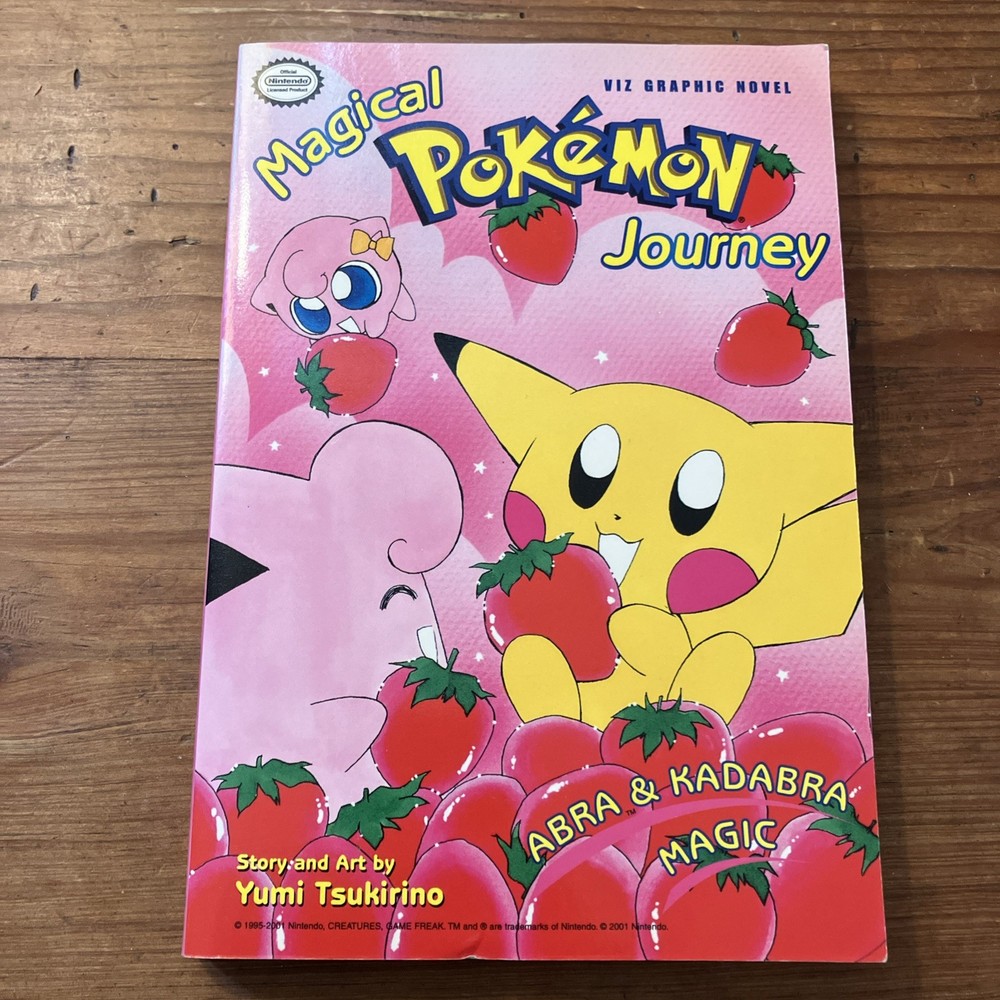 Magical Pokemon Journey Volume 3 Abra & Kadabra PB Manga English 1st Print 2001-image