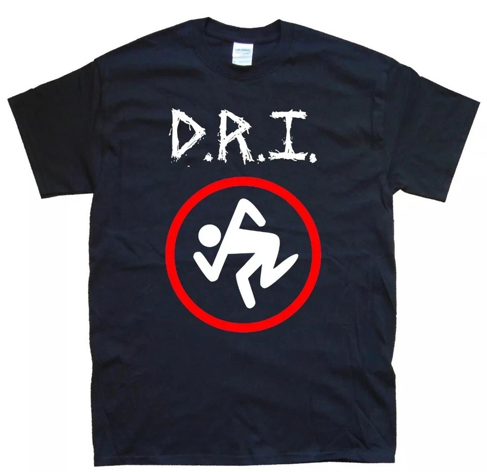 D.R.I. Shirt Hardcore Thrash Punk Band Graphic Tee Classic Vintage Reprint
