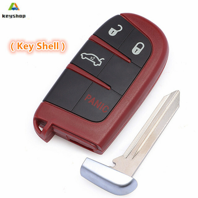 Chrysler 200 300 Jeep Dodge Durango Smart Remote Key Fob Case 4B Replacement