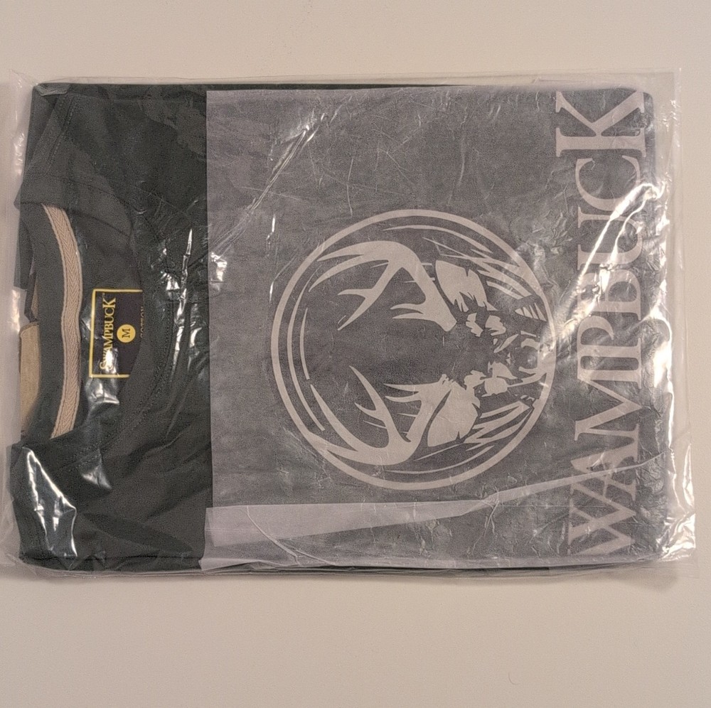 Swampbuck Men's Graphic Logo T-Shirt Black M Cotton Blend Short Sleeve