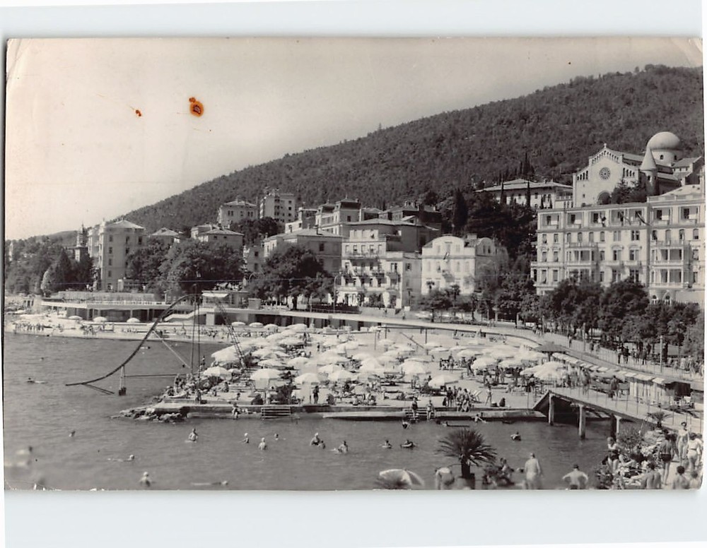 Postcard Scenic View of Opatija Croatia