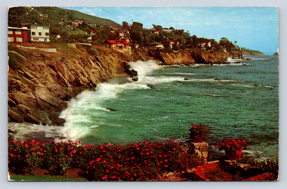 Vintage Postcard Laguna Beach California